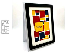 Art Squares Frame Background