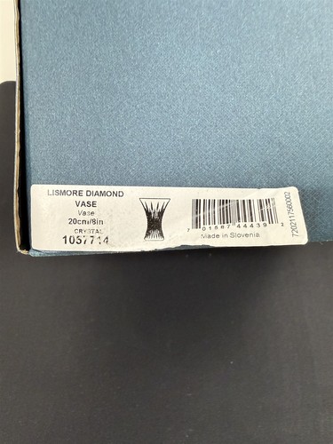 Waterford lismore diamond - diamond, 8"