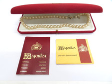 Vintage - Majorica Pearls - Necklace - 925 Clasp