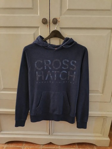 Crosshatch navy blue graphic - blue,