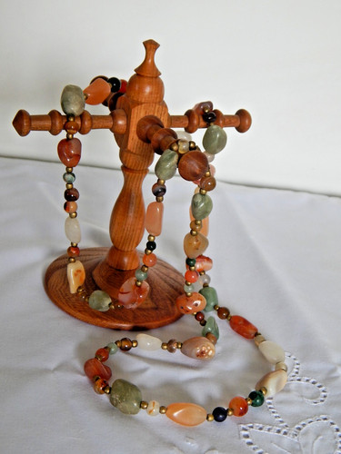 Vintage 70s beaded beggar - beaded,