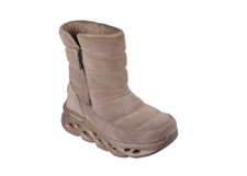 Skechers Go Swirl Tech Boots Womens Taupe UK 6 EUR 39 US 9  *REFCRS462