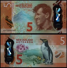NEW ZEALAND 5 DOLLARS (P191)