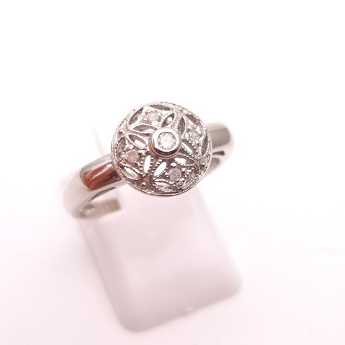 10ct white gold diamond set - gold,