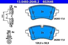 Disc Brake Pad Set ATE Fits