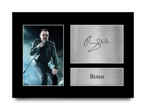 Bono signed pre printed - signed,