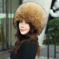 Women's Real Fox Fur Hat