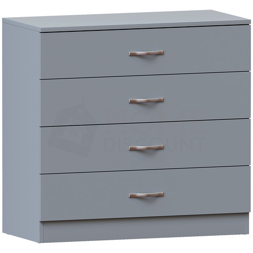 Grey chest drawers bedside - grey,