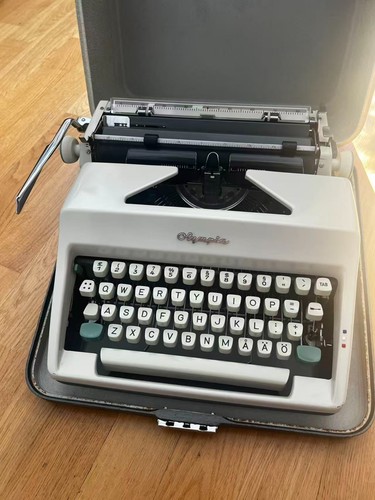Vintage olympia typewriter - vintage,