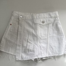 Zara Girls white Denim Mini