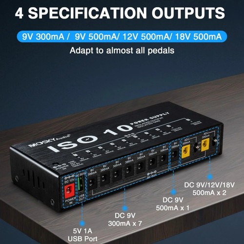 Mosky iso outputs guitar - mosky,