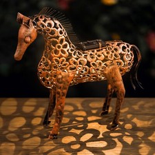 Garden Silhouette Solar Horse