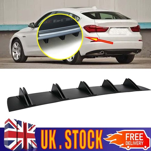 Black rear bumper - black, diffuser