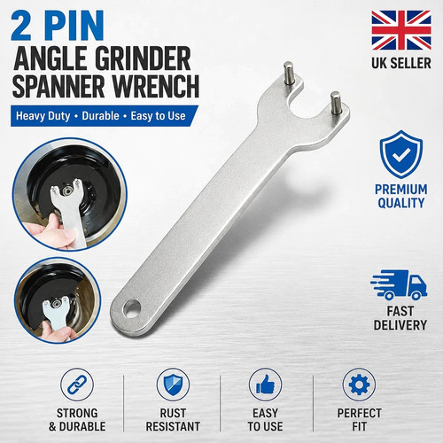 Pin angle grinder spanner - angle,