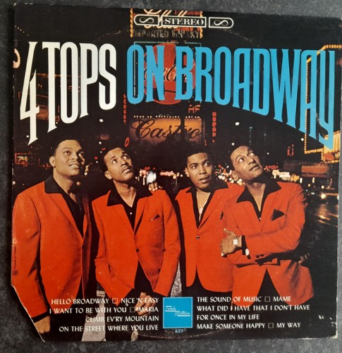 Four tops broadway lp - tops,