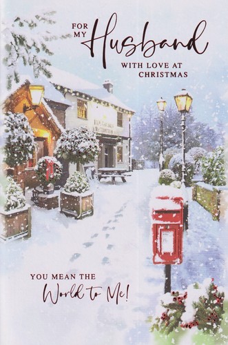 Husband christmas greeting - christmas,