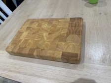 End Grain Chopping Cutting Board Beech Food Safe oiled Solid Wood Butcher Block