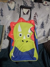 Dinosaur Backpack On Wheels with Exteding Handle for Boys Girls