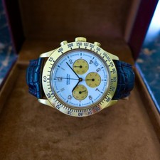 A BEAUTIFUL 18K GOLD ZENITH EL