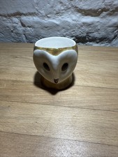 Quail Ceramics Owl Egg Cup 60mm High , New Without The Box