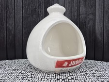 Judge White Porcelain Salt Pig