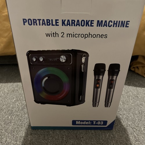 Portable karaoke machine with - karaoke,