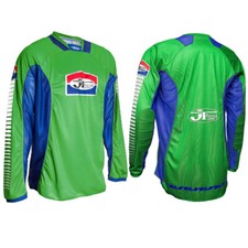 JT RACING JERSEY GREEN BLUE