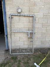 Galvanised Gate Frame And Post. Industrial Steel/security/warehouse/farm/gate