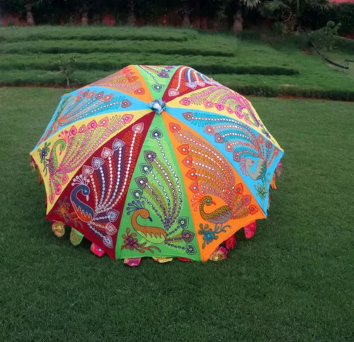 Indian embroidered garden - indian,
