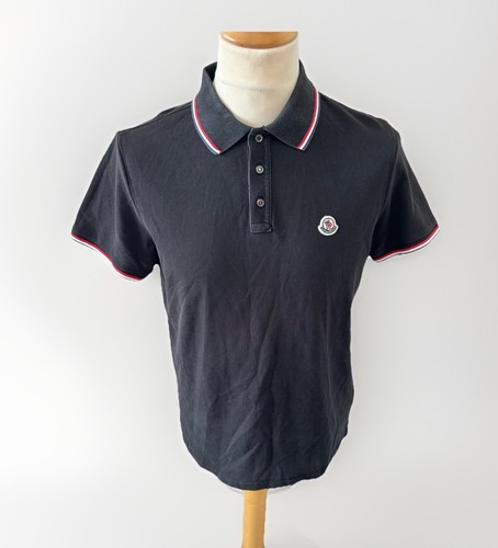 Moncler black cotton maglia - black,