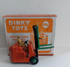 Dinky Toys  14c Coventry Climax Fork Lift Truck  - Original Box  V/G Condition.