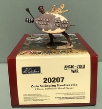 BRITAINS SOLDIERS 20207 - Zulu Swinging Knobkerrie Zulu War DIECAST METAL FIGURE