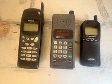 Lot of 3 Vintage Cell Phones