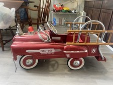 Vintage Fire Truck Peddle Car