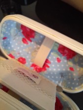 Avon Country Rose Double Glasses Case - Floral Pattern Lining