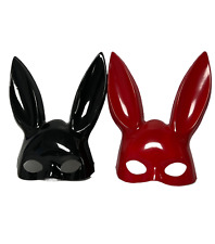 Rabbit Ears Mask Fancy Dress Costume Xmas Party Cute Bunny Shiny Mask Cosplay