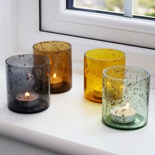 Speckled Glass Tea Light