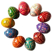 Wooden Hand Painted Ukrainian