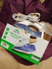 1200W Electric Steam Iron Asda non stick