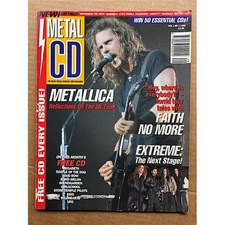 METALLICA METAL CD MAGAZINE VOL 1 NO.2 1992  -JAMES HETFIELD Cover with more ins