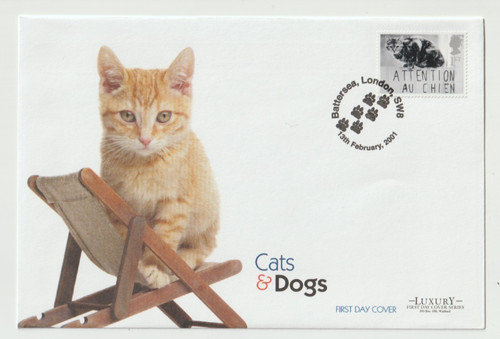 2001 fdc cats - gb,