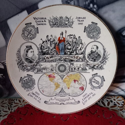 Antique commemorative plate - antique,