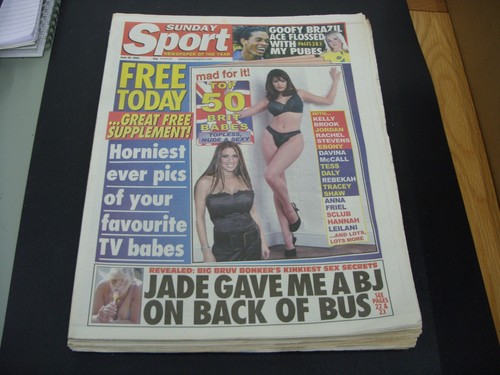 Sunday sport newspaper 2002 - sunday,