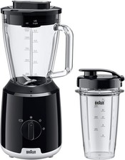 Braun PowerBlend 1 Jug Blender, 2 Speeds, Ice crush, Smoothie2Go Bottle Included