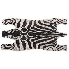 Coir Doormat Zebra Shape PVC