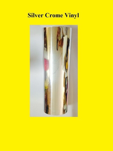 Roll silver crome vinyl - silver,