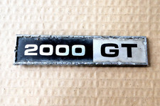 2000 GT CAR BOOT/REAR BADGE 12x3cm for a FORD CAPRI / CORTINA