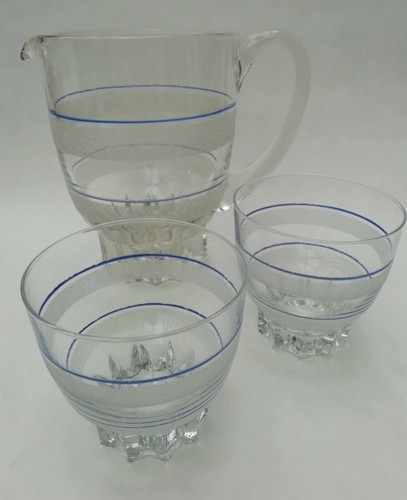 Vintage frosted glass - glass, &