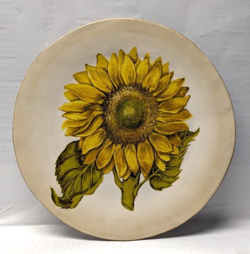 Vintage sunflower charger - sunflower,