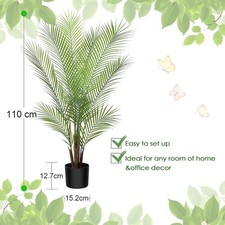  Large Artificial Plants FOR AUCTION in Pot 110cm Artificial Palm Tree 